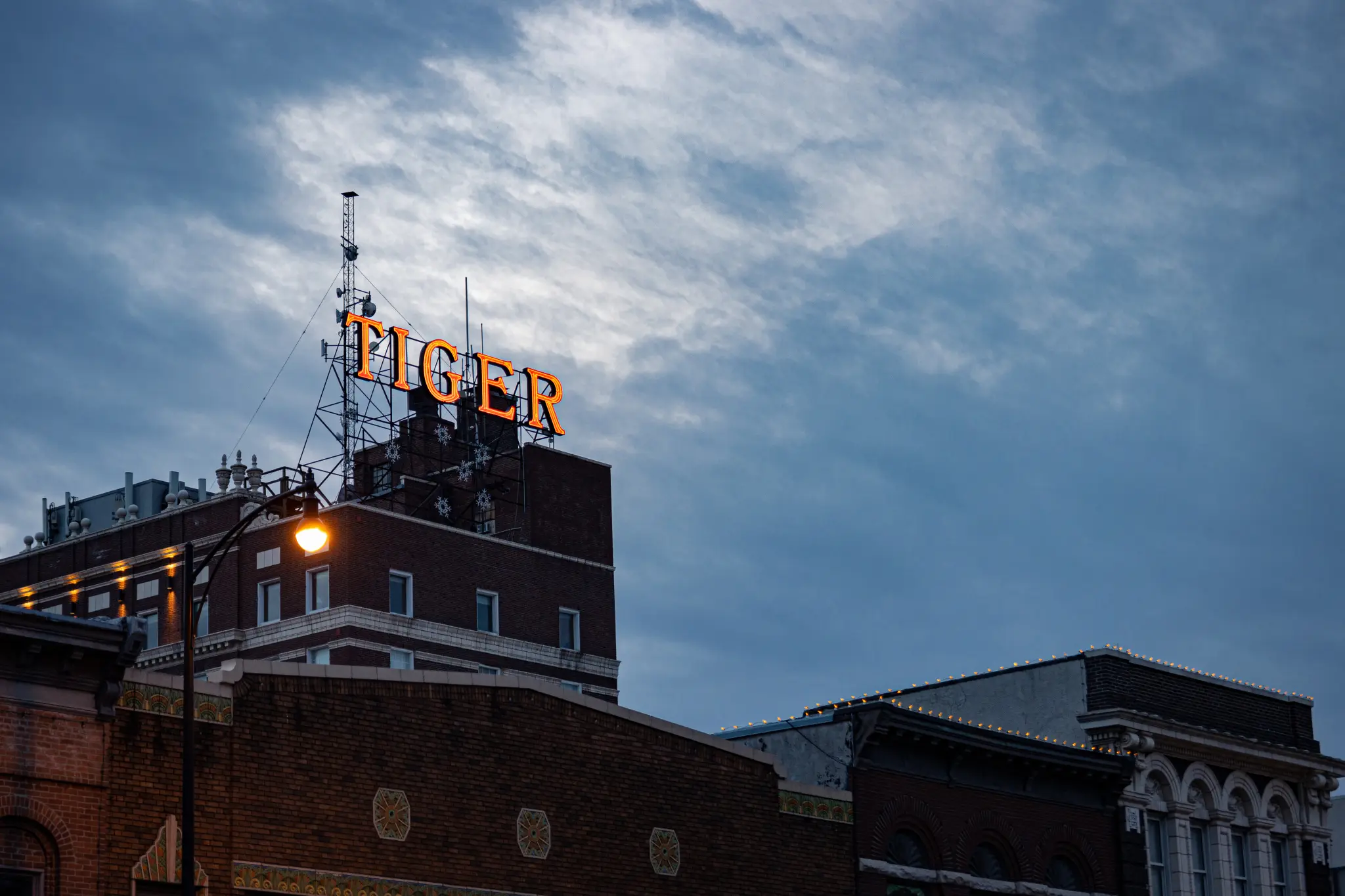 The historic Tiger Hotel in downtown Columbia, Missouri